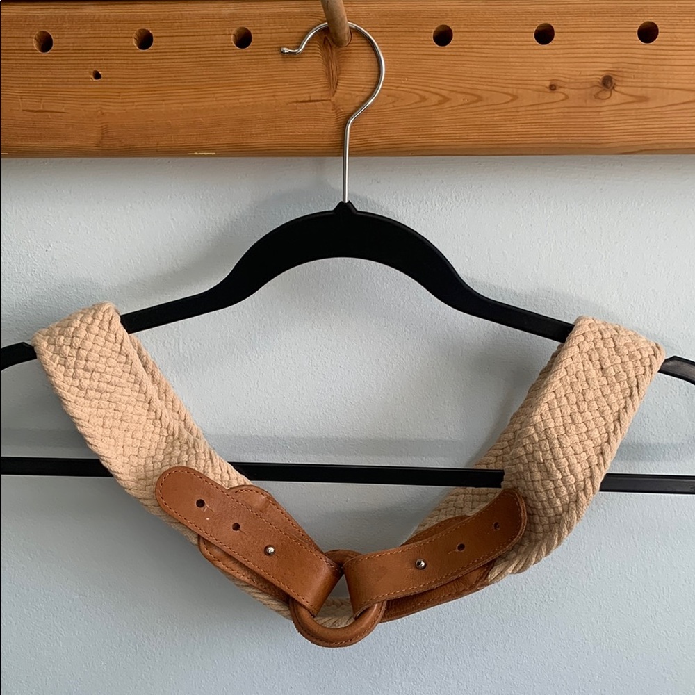 Women’s Stylish Tan and Brown Rope Belt